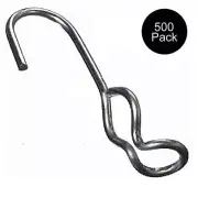 Set of 500 SJ Hooks For Rubber Rope Shock Cord Bungee Cord Tarp Strap Tie Down