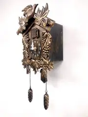 Chiming Classic Brown Vintage Cuckoo Wall Clock Hanging Bird Clock Home Decor...