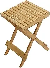 Cabilock Step Stool Shoe Changing Feature Sturdy Bamboo Small Stool for Boys and Girls and Adults