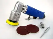 SMALL PNEUMATIC AIR POWERED ORBITAL ANGLE HEAD 2" INCH DISC SANDER SANDING TOOL