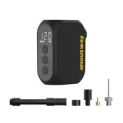 Tiny Pump Bike Pump with Gauge Portable Ultra-Mini 120PSI Electric Bicycle Pu...