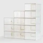 VUSIGN 9.9''X7.4'' Shoe Box Storage Stylish Large Clear