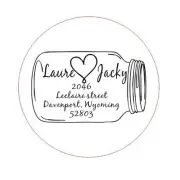 Round Customized Designer Self Inking Rubber Stamp - IDEAL 400R