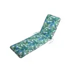 Green Tropical Forest Leaf Sunlounge Outdoor Comfort UV & Shower Proof Cushion