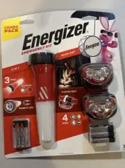 Energizer Emergency Flashlight and Headlamp Kit NEW
