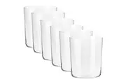 6pc Krosno Harmony 500ml Tall Tumbler Glass Spirits/Liquor Drink Cup Set Clear