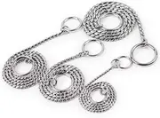 Dog Snake Chain Choke Collar Metal Chain Pet Collars Necklace Walking Training Pet Supplies for Small Medium Large Dogs (55cm)