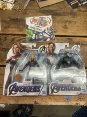 Marvel Avengers Iron & Captain Marvel 6" Action Figure Poseable Toy Ages 4+