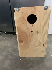 Rosella Bird Nest Breeding Box Mating Nesting Home 1/2 Wood 18x10x10