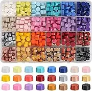 domoi Wax Seal Kit Sealing Wax Granules DIY Craft to Make Wax Seals for Wax Seal Stamps