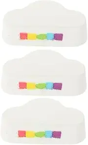 Baluue 3pcs Cloud Shaped Bath Salt Portable Bath Fizzes for Relaxing Home Travel Family Friends for Foot Soaks Body Cleansing