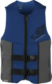 MEDIUM O'Neill Men's Assault USCG Life Vest Blue Neoprene