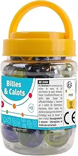 FLYPOP'S - Ball and Hat Sets - Leisure Game - 033024 - Multicoloured - Glass - Skill Game - Children's Toy - Hat - 1.6 cm x 1.6 cm - Ages 3+
