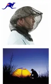 Mosquito Hat Net Head Protector Bee Bug Mesh Insect Mozzie Fishing Farm Work