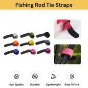 120PCs Fishing Rod Tie Straps