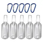 Portable Mini Bottle Keychain Plastic Travel Bottles for Hand Sanitizer