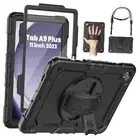 Case for Samsung Galaxy Tab A9+/ A9 Plus Case 11" 2023 11 inch Black / Black