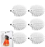 Reusable Dryer Balls | 6 Pack Reusable Drying Balls | White Lint Catcher, Pet Hair Remover, Fabric Softener for Soften and Fluff Laundry