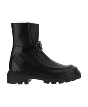 Tod's Round Toe Side Zipped Ankle Boots 36,37.5,37,38.5,38,39.5,39,41,36.5 black