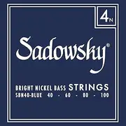 Blue Label Base Strings, Nickel Strings, 4 Strings, 040-100, SBN40, Blue