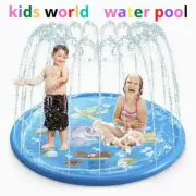 Water 170cm Inflatable Spray Cushion Summer Kids Play Pad Mat Lawn Games Splash