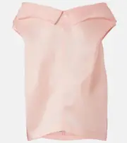 [Khaite] Khaite Selly silk gazar top AU 16 pink