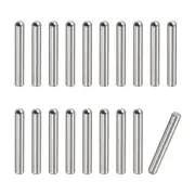 2.6x18mm Dowel Pins, 50pcs Round Head Flat Chamfered End Dowel Pin