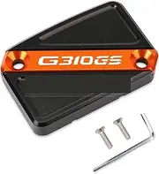 jiningxinxin Compatible With G310 R GS 2017-2025 Motorcycle CNC Front Brake Fluid Reservoir Cap Cylinder Cover(G310GS Orange)