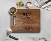 Walnut Cutting Board Customized Chopping Wedding Last Name engraved