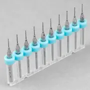 10pcs 0.5mm Micro Tungsten Carbide Twist Drill Bit PCB For Dremel Rotary CNC