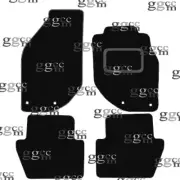FITS VOLVO C70 1997 TO 2005 TAILORED BLACK CARPET CAR FLOOR MATS SET. (4 CLIPS)