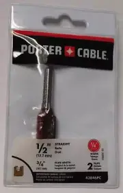 Porter Cable 43846PC 1/2" Straight Shank Router Bit