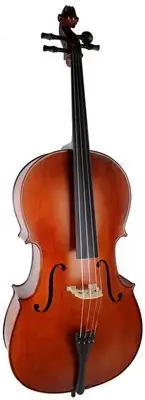 Ernst Keller CB295E Series 4/4 Size Cello Outfit in Antique Semi-Matte Finish