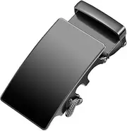 [sundrerfect] Belt Buckle Men and Women with 35 mm, Interchangeable Automatic Buckle for Belt, Stylish Accessories for Any Occasion, black, /