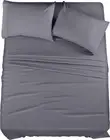 Queen Bed Sheets Set - 4 Piece Bedding - Brushed Microfiber 100% Polyester - ...
