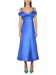[Alberta Ferretti] Alberta Ferretti-Off-The-Shoulder Dress-Donna 42