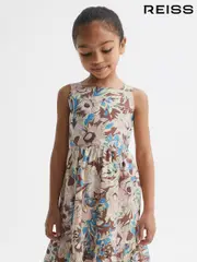 Reiss Lilac Marcie 9-12 yrs Printed Strappy Dress (D56900) | $120