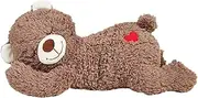 Heartbeat Stuffed Toy, Soft Plush Sleeping Buddy Behavioral Aid Dog Toy, Puppy Plush Bear, With Adorable Design And Ultra-Soft Material, 30x15cm, For Pets
