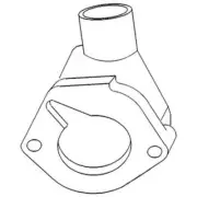 Thermostat Outlet Housing Fits Massey Ferguson 165 175 175 165 30 fits Perkins