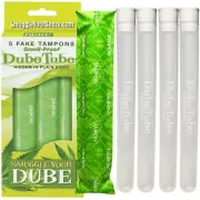 Smuggle Your Booze Fake Tampon Scent Free Dube Tubes Pack of 5