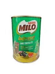 Milo Intense Dark Chocolate 2.5 x More Cocoa Less Sugar Malt Drink 400g-2 Tinned
