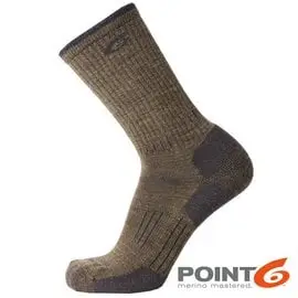 【 Point6 美國】Trekking heavy 美麗諾羊毛重裝厚襪 登山襪 羊毛襪 土棕色 (5453725343)