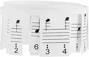 JOINPAYA 1 Set Piano Keyboard Strips Easy Install Remove Labels for Beginners Tear Piano Learning Supplies for Electronic Organs Key Keyboards
