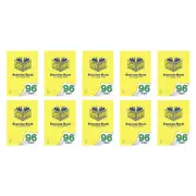 10x Spirax 117 Exercise Book A4 18mm Dotted Thirds 96 Pages Notebook Yellow