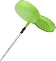 Mipcase Mini Fishing Bait Storage Holder Round Case with Internal Dividers Compact Fishing Accessories Container for Organizing Tackle Durable and Stylish Design Random Random Color