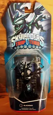 Blackout Skylanders Trap Team Figure Brand New Factory Sealed