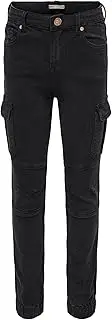 [ONLY] Girl's KONMISSOURI REG ANK Life Cargo PNT NOOS Jeans