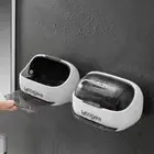 free Perforated Drain Soap Box Storage Rack Travel Storage