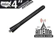 **SHORT** 4" BLACK ALUMINUM ANTENNA MAST - FITS: 2002-2007 Saturn Vue