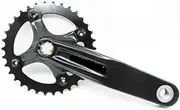 Exercise Bike Crank， MTB Bike Crankset Aluminum Alloy Bicycle Crank Bicycle Crank Set Sprocket Chainwheel